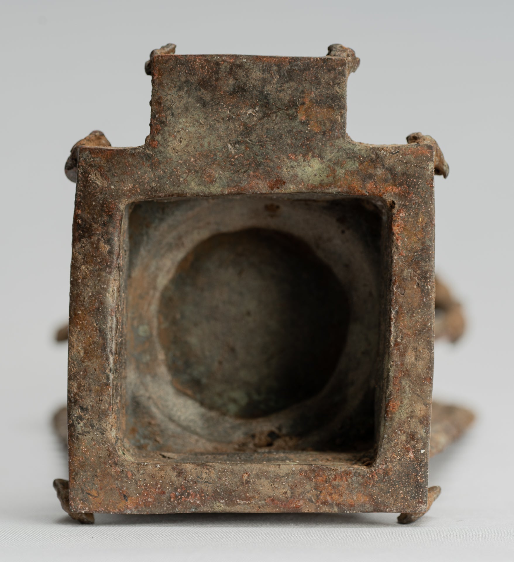 Brahma-Statue – Antike Majapahit-Bronze-Brahma-Statue im indonesischen Stil – 31 cm/12 Zoll