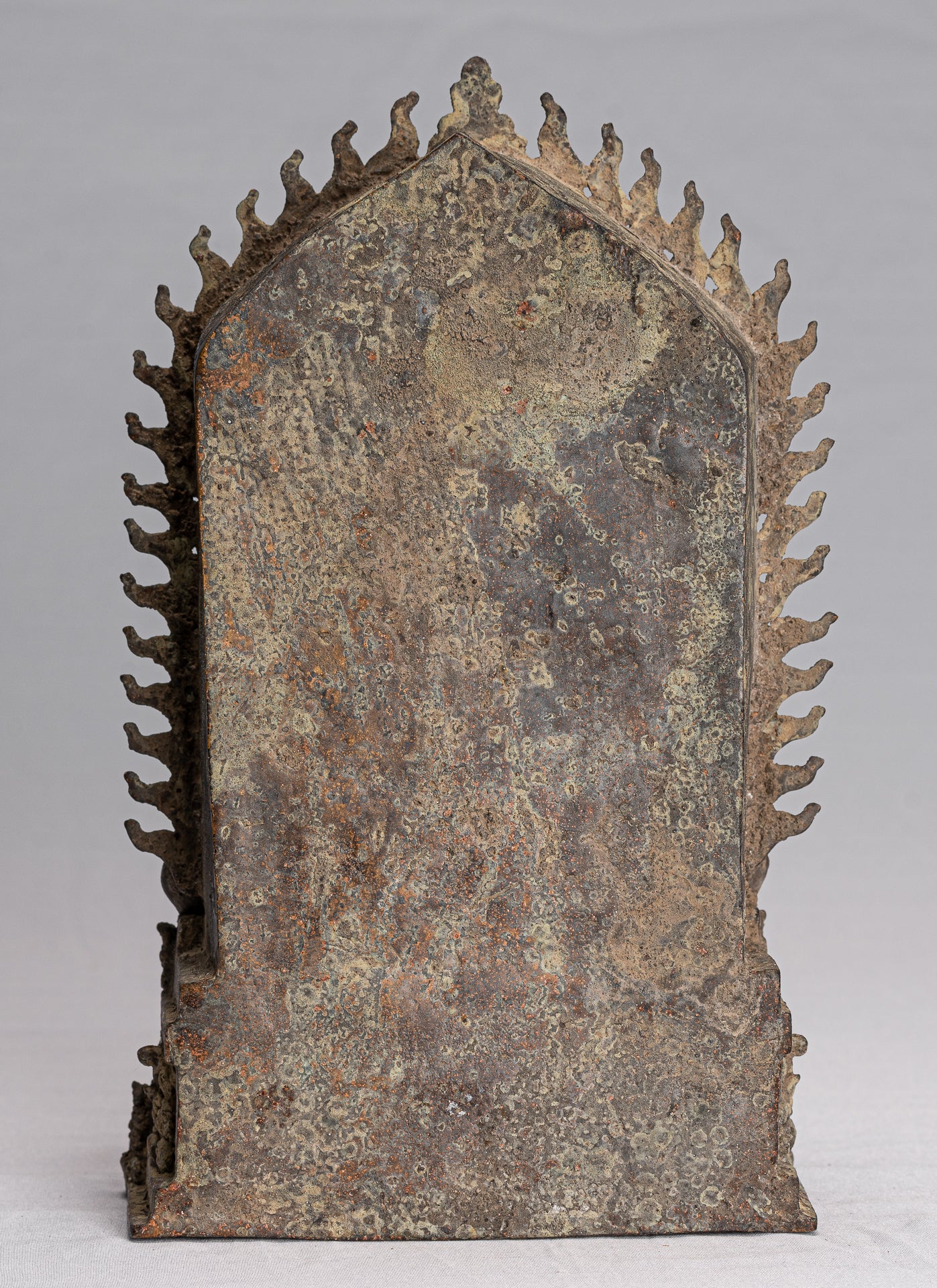 Estatua de Ganesha - Estatua de bronce de estilo javanés antiguo Majapahit Ganesha - 27 cm/11 "