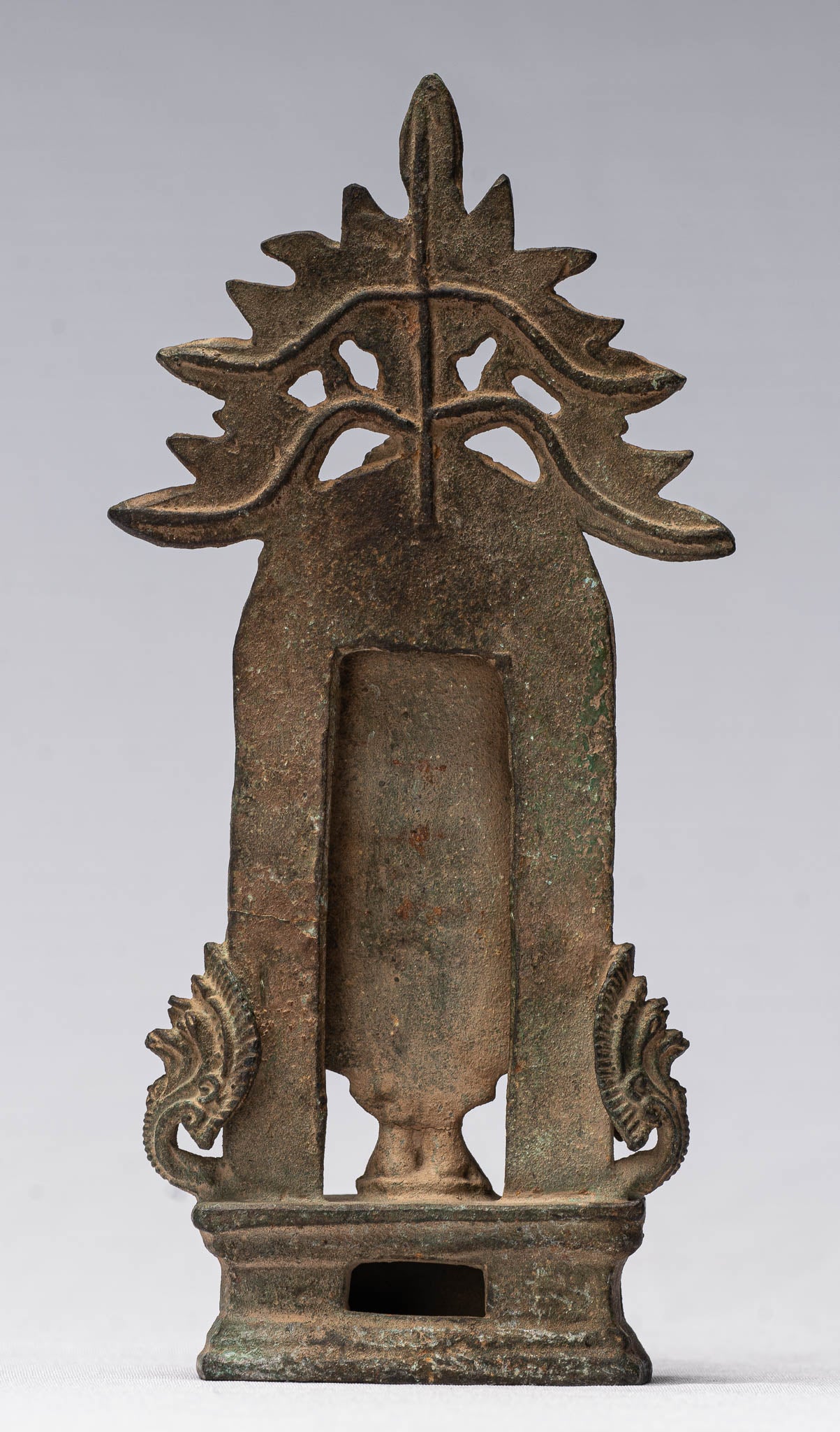 Buddha Statue-Antike Khmer Style Bronze Abhaya Schutz Buddha Statue-16cm/6 "