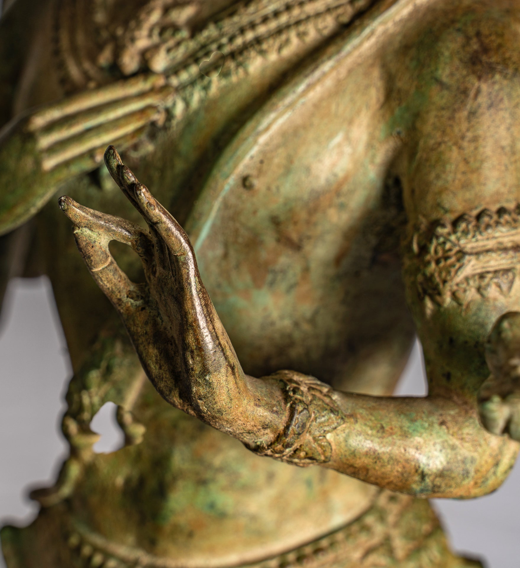 Estatua de Brahma - Estatua de bronce de bronce de estilo tailandés antiguo - 76 cm/30 "