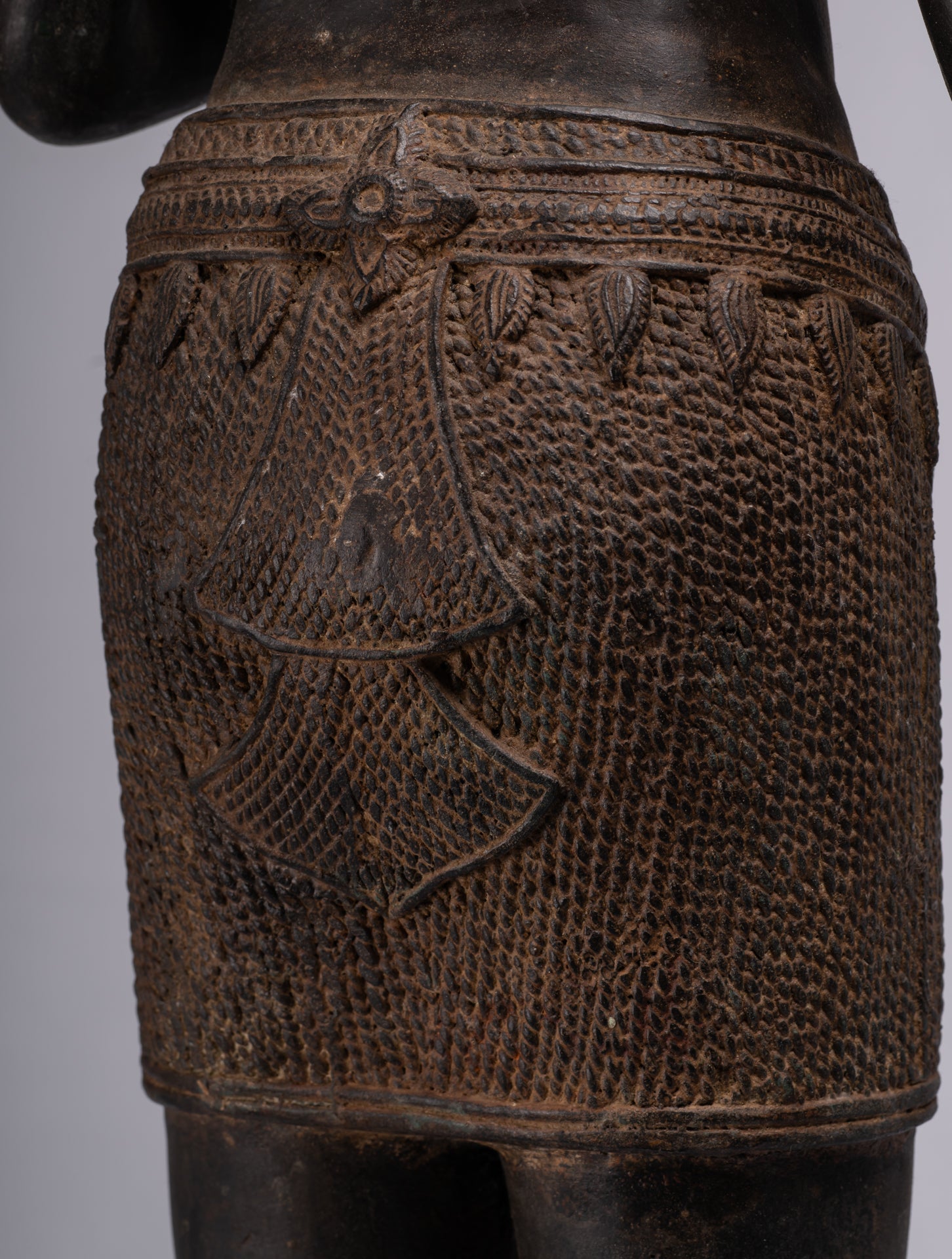 Estatua de Brahma - Estilo antiguo Khmer Koh Ker de pie Bronce Brahma - Creación de Dios Hindú - 97cm/39 "