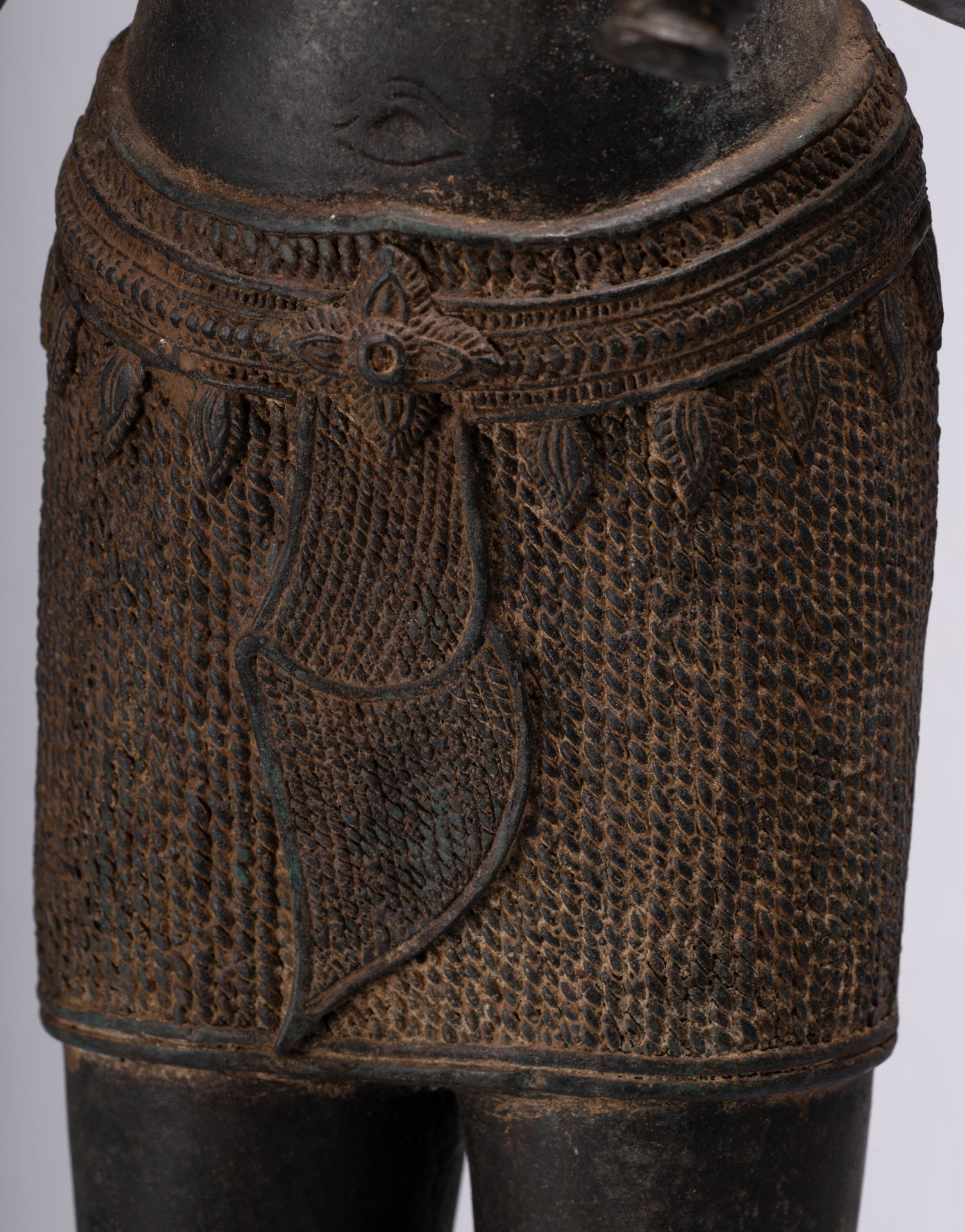 Estatua de Brahma - Estilo antiguo Khmer Koh Ker de pie Bronce Brahma - Creación de Dios Hindú - 97cm/39 "