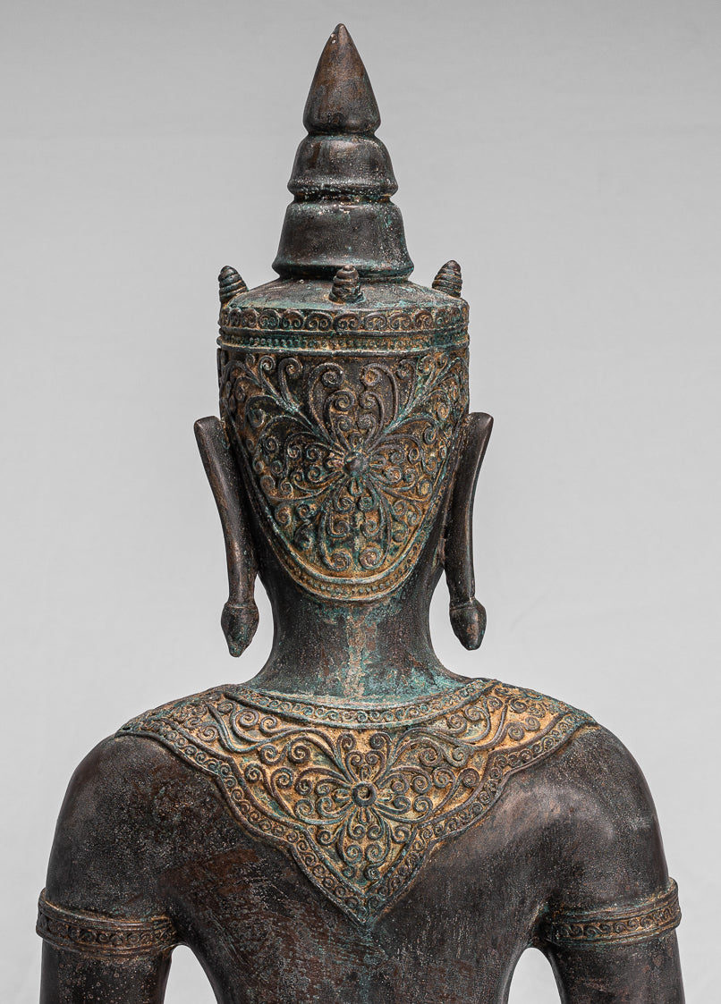 Statua Buddha - Antique Thai Style Ayutthaya STATUE BUDDHA SEDATA - 74 cm/30 "
