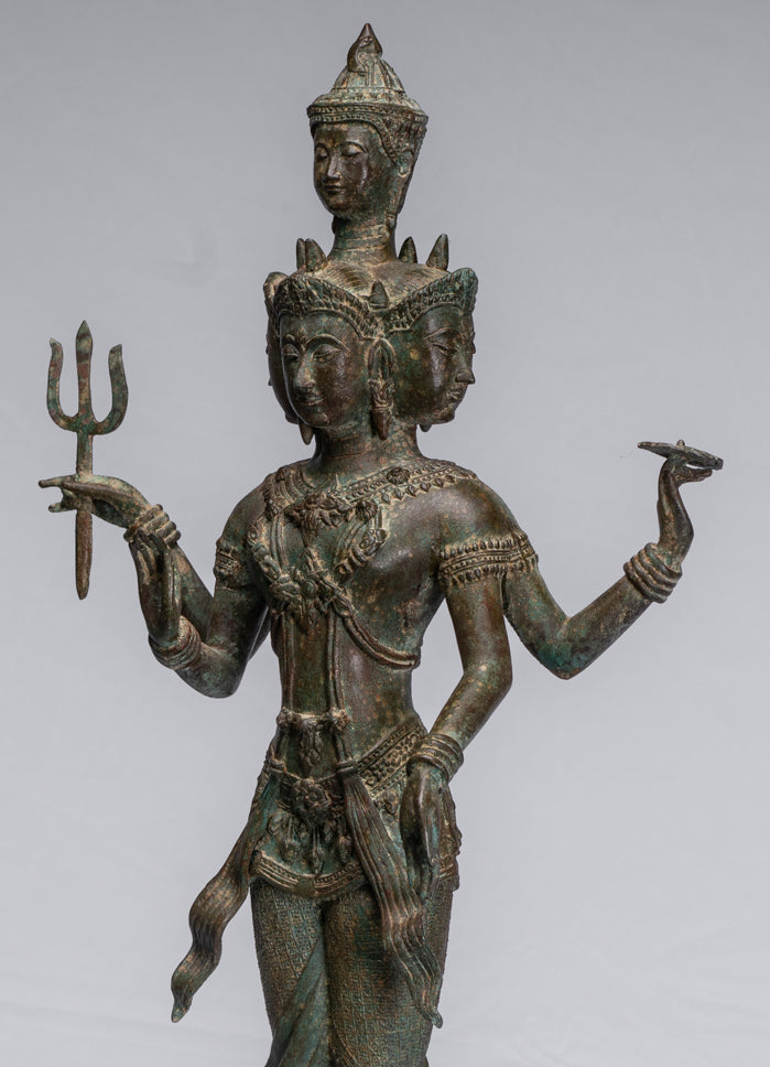 Estatua de Trimurti - Estatua de Trimurti Shiva Shiva Brahma Vishnu - 84cm/34 "