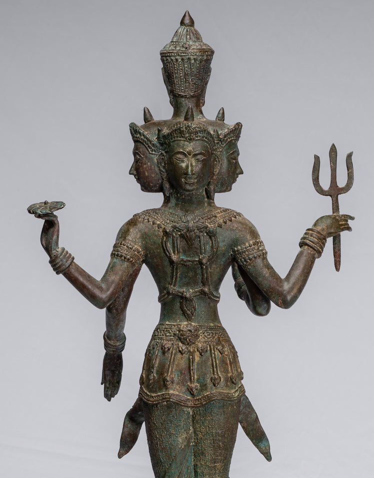 Estatua de Trimurti - Estatua de Trimurti Shiva Shiva Brahma Vishnu - 84cm/34 "