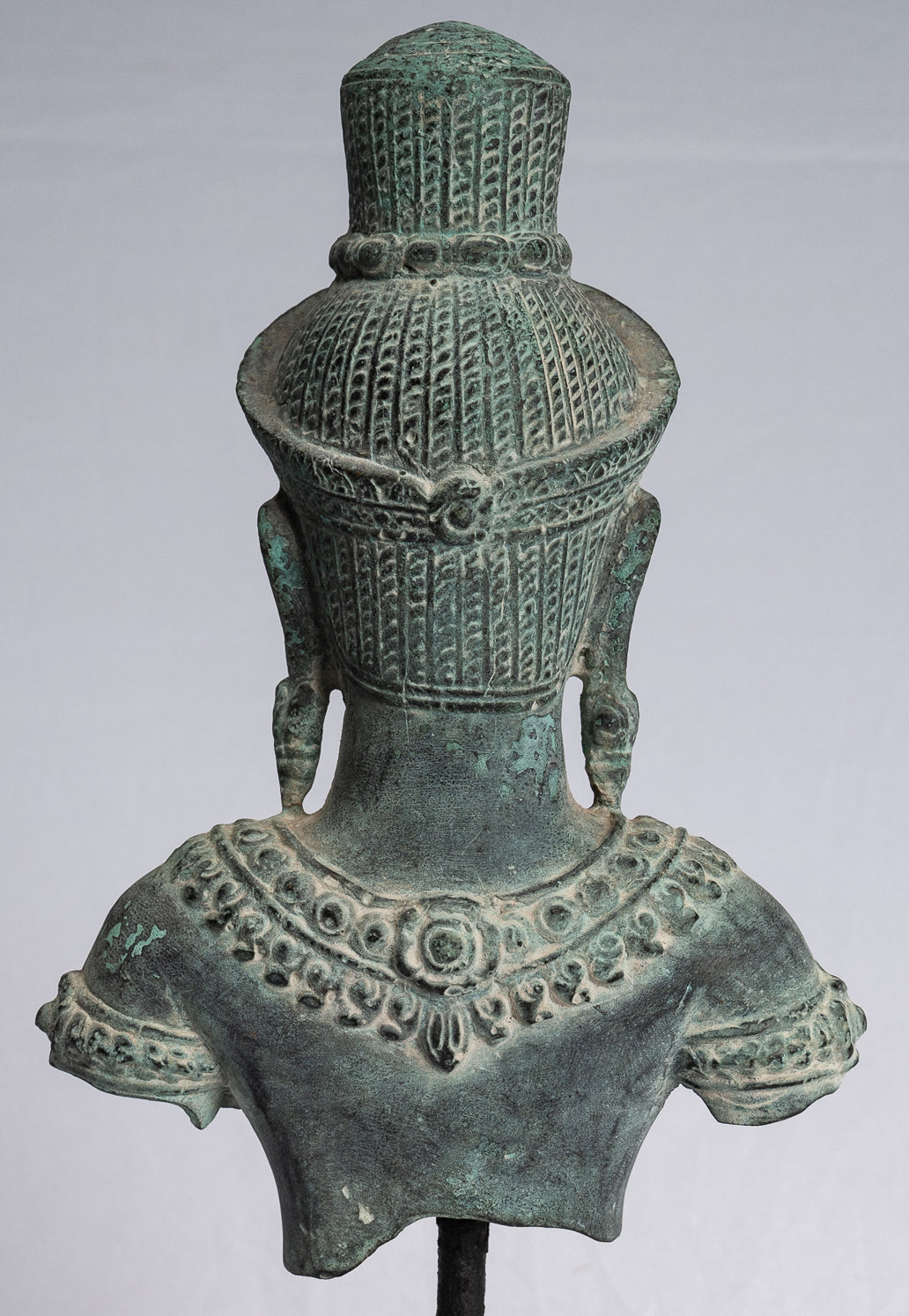 Estatua de Shiva - Estatua de Torso shiva montado en bronce de estilo khmer