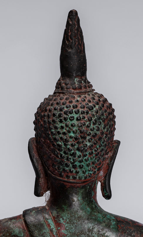 Estatua de Buda - Estatua de Buda de la Ilustración Thai Thai Thai Style Thai - 24 cm/10 "