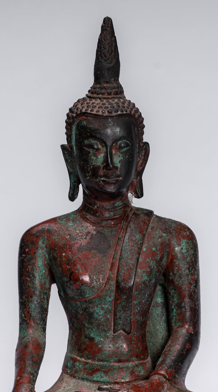 Estatua de Buda - Estatua de Buda de la Ilustración Thai Thai Thai Style Thai - 24 cm/10 "