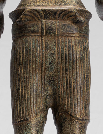 Statua di Kalkin - Antique Khmer Style in Standing Bronze Hayagriva Kalkin Horse of Vishnu - 82cm/33 "