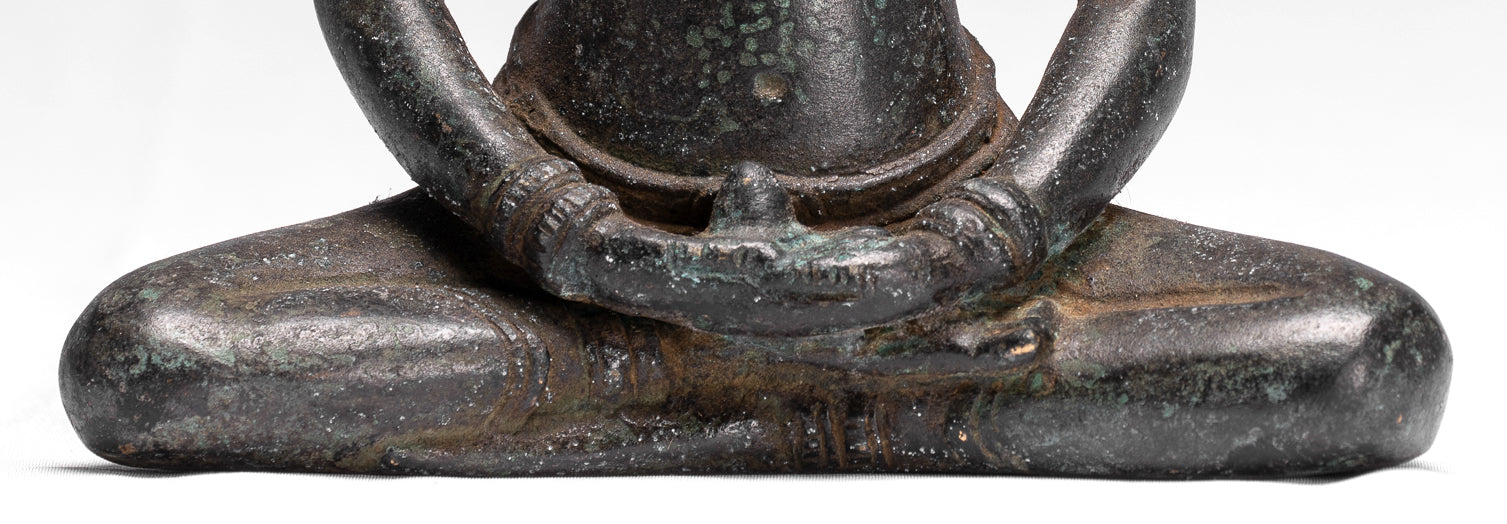 Statua Buddha - Meditazione in stile Khmer antico Baphuon Buddha Statua - 19cm/8 "
