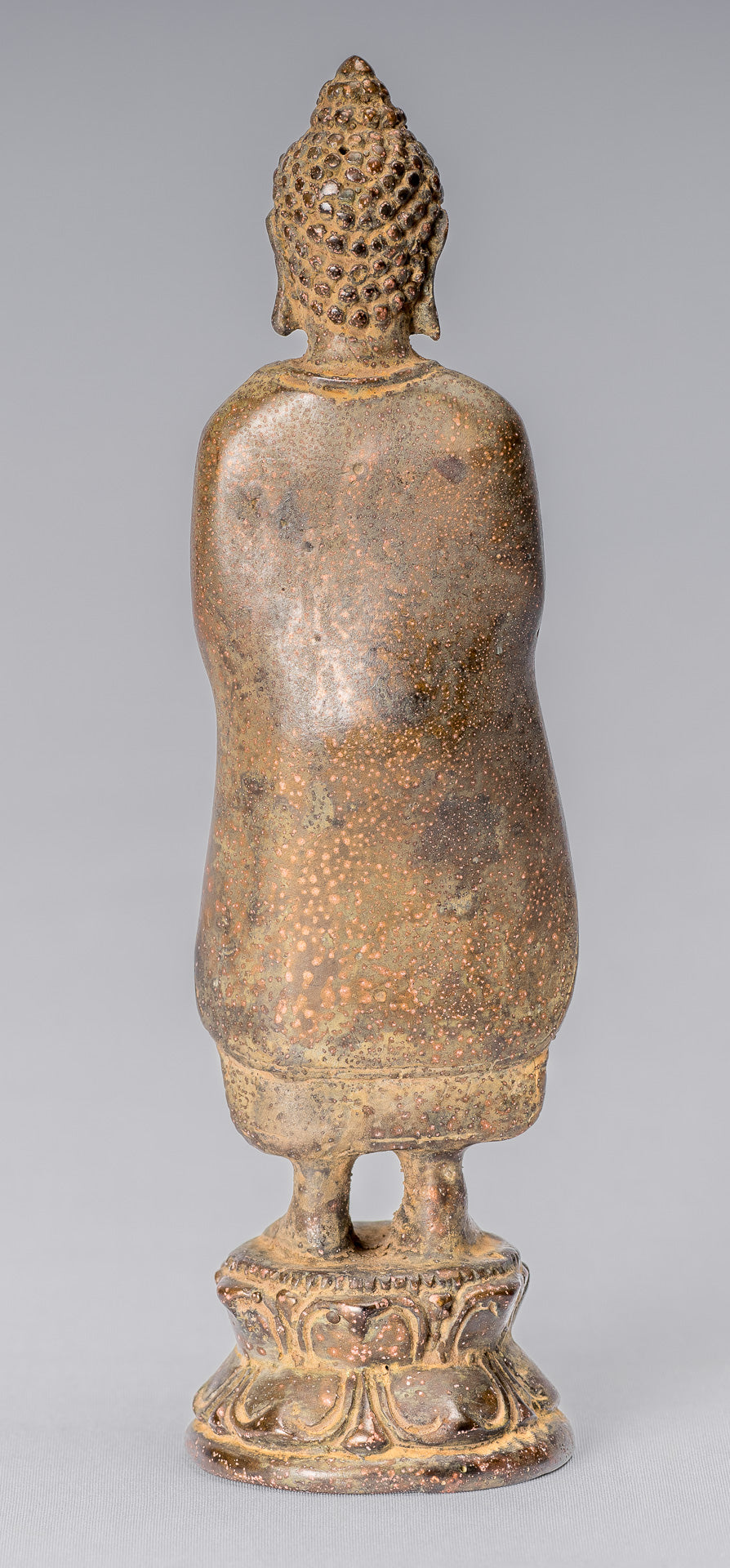 Buddha Statue-Antike Indonesische Stil Bronze Standing Javanese Charity Buddha Statue-17cm/7 "