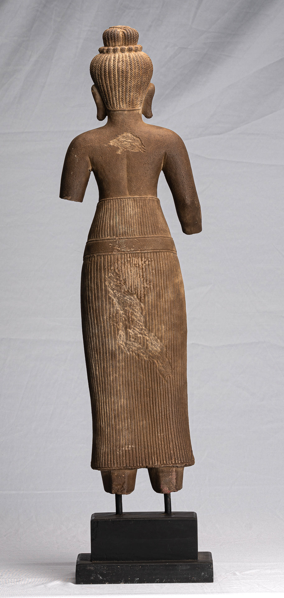 Lakshmi Statue - Antique Baphuon Stone Stone Lakshmi / Devi Consort of Vishnu Busto - 73cm / 29 "