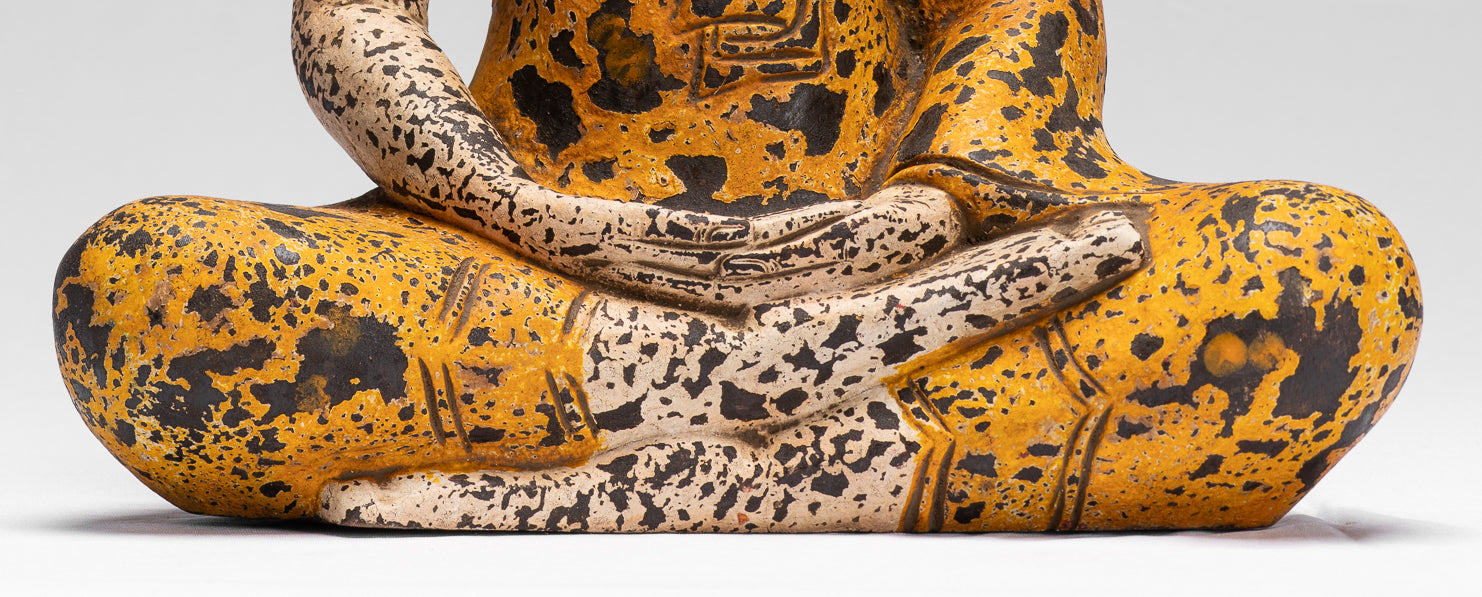 Buddha Sculpture - Antique Khmer in stile Khmer Legno seduto Buddha Statue Dhyana Meditation Mudra - 40 cm/16 "Scultura di Buddha - Antique Khmer in stile Khmer STATUE BUDDHA BUDDHA DHYANA MEDITATION MUDRA - 40 cm/16"