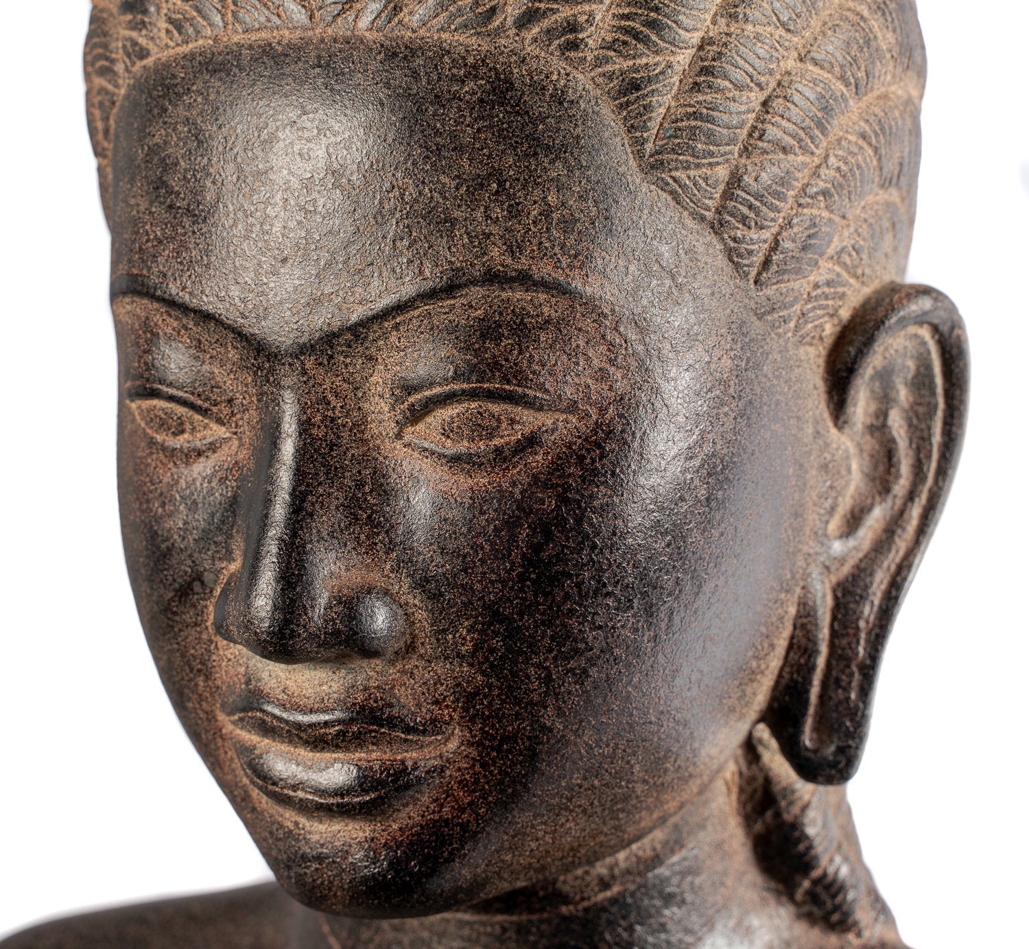 Yeay Mao Statue - Bronzo antico Khmer Bronzo Yeay Mao o nonna Mao Statua - 84 cm/34 "
