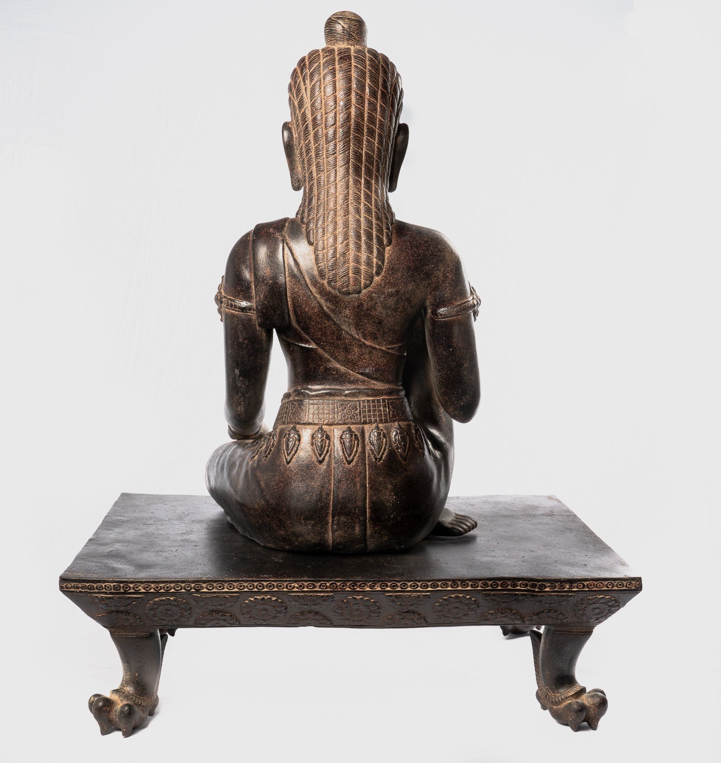 Yeay Mao Statue - Bronzo antico Khmer Bronzo Yeay Mao o nonna Mao Statua - 84 cm/34 "