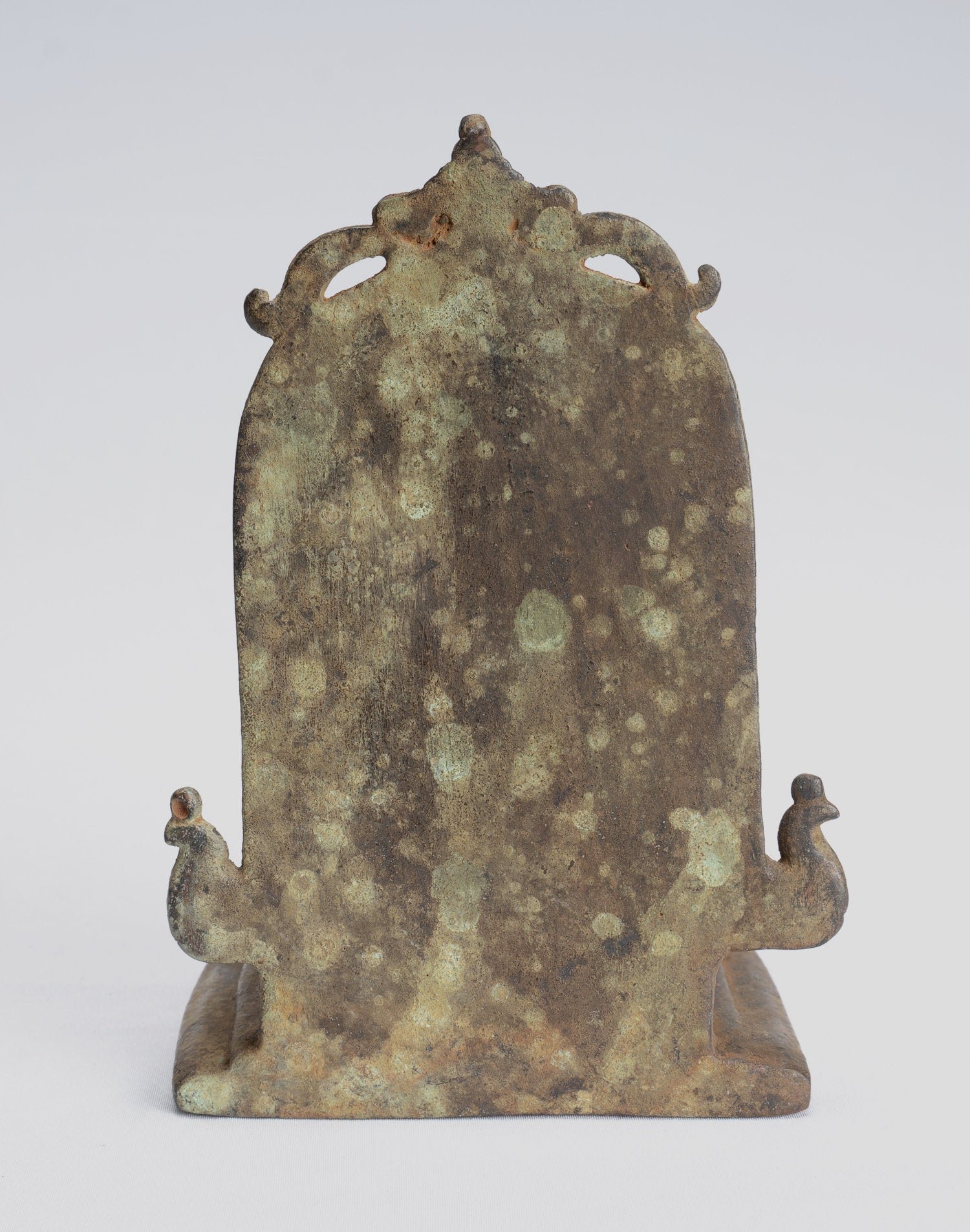 Statue de Bouddha-Antique Indonésie Style Bronze Seated Javanais Amitabha Bouddha Statue-16cm/6 "
