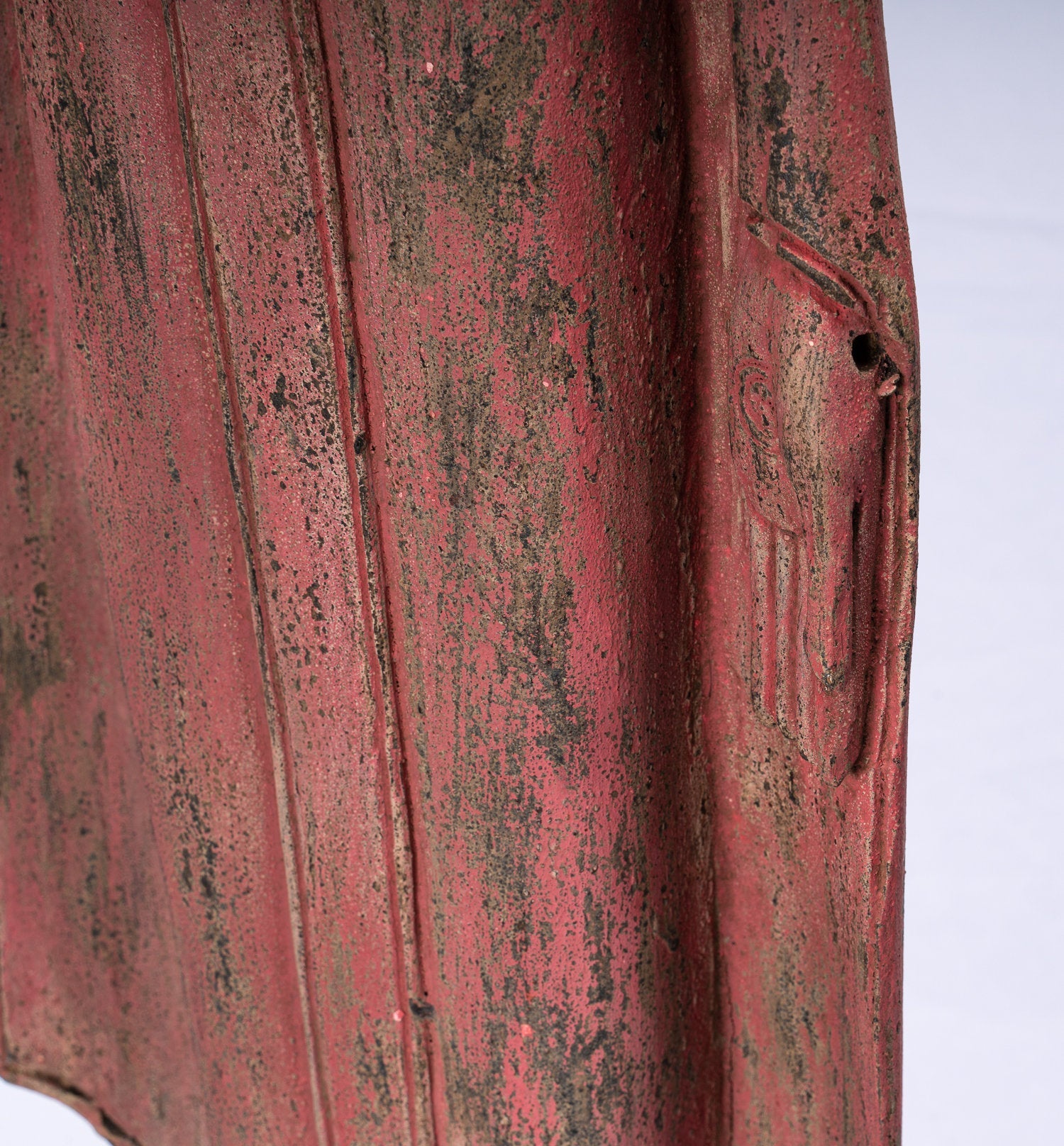 Statue Buddha - Antique Khmer in stile Legno State Buddha Statue - 107cm/43 "