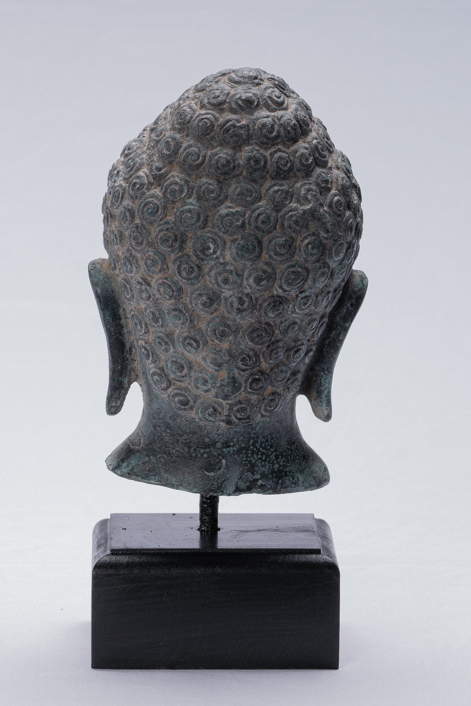 Statue Buddha - Antique Khmer Style Bronze Enlightenment Phnom Da Buddha Statue - 25 cm/10 "