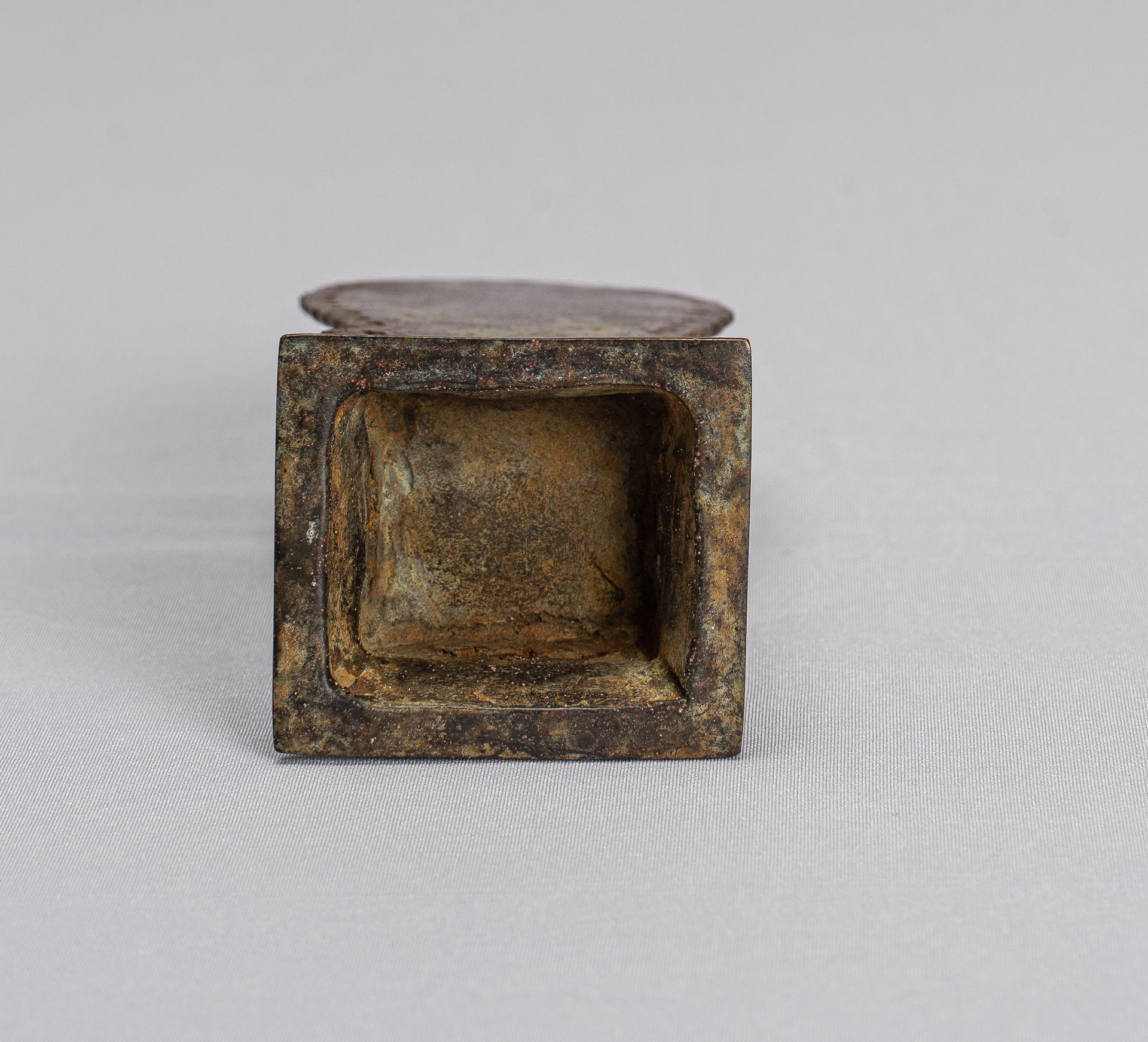 Estatua de Buda - Estilo indonesio antiguo Bronce Javanese enseñanza Buda - 14cm/6 "