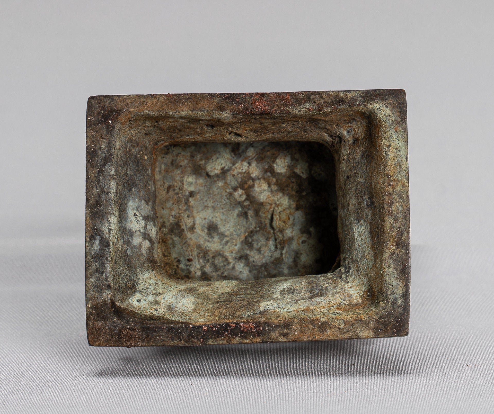 Statue de Tara - majapatit assis en bronze javanais antique Devi Tara statue - 14cm / 6 "